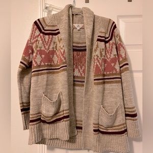 Knit tan sweater